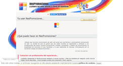 Desktop Screenshot of neopromociones.com